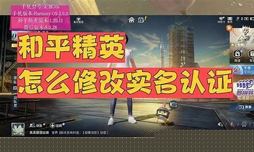 和平精英怎么修改实名认证_和平精英怎么修改实名认证?未成年微